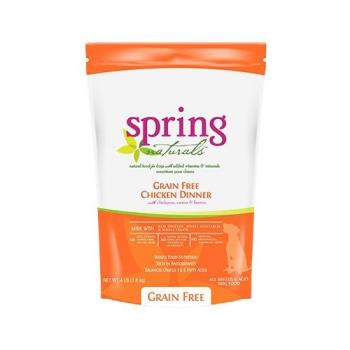 (下單數量2+贈寵物零食X1)美國Spring Natural曙光天然無穀雞肉餐犬糧 4LB(1.8kg)X2入組