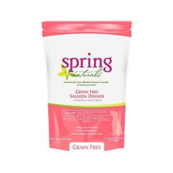 (下單數量2+贈寵物零食X1)美國Spring Natural曙光天然無穀鮭魚餐犬糧 4LB(1.8kg)X2入組