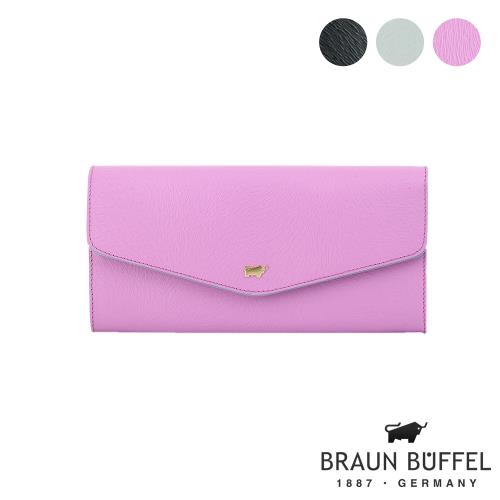 【BRAUN BUFFEL 德國小金牛】奧菲莉亞-F系列12卡兩折長夾