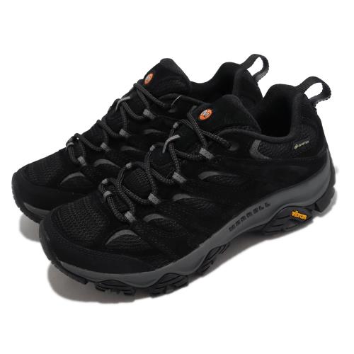 Merrell 登山鞋 Moab 3 GTX 女鞋 黑 灰 防水 戶外 Gore-Tex 支撐 避震 ML036320 [ACS 跨運動]