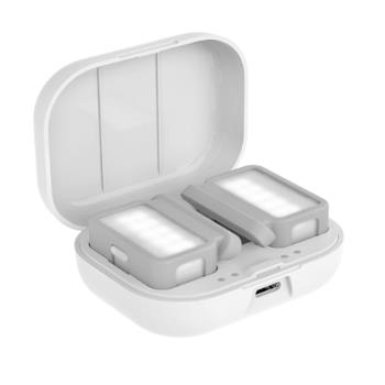 【SUNNYLIFE】DJI OM5/4/SE 補光燈+充電盒套裝(白)L375
