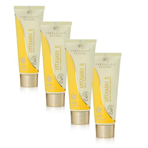 【澳洲 G&M】MKII金蓋維他命E皮膚滋養霜(4 入組 100g/瓶) 即期品-2026年9月到期