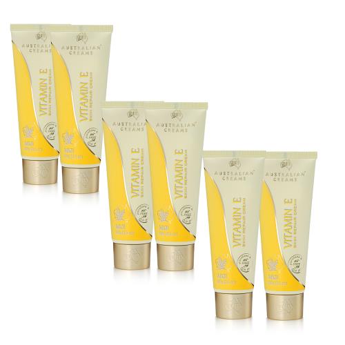 【澳洲 G&M】MKII金蓋維他命E皮膚滋養霜(6 入組 100g/瓶) 即期品-2026年9月到期