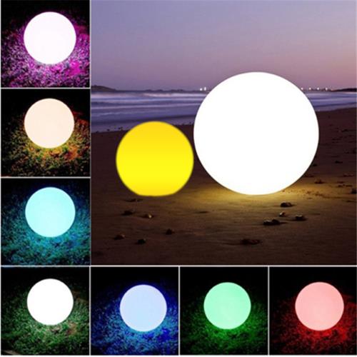 [舒福家居]LED圓球燈35cm七彩發光球裝置藝術燈