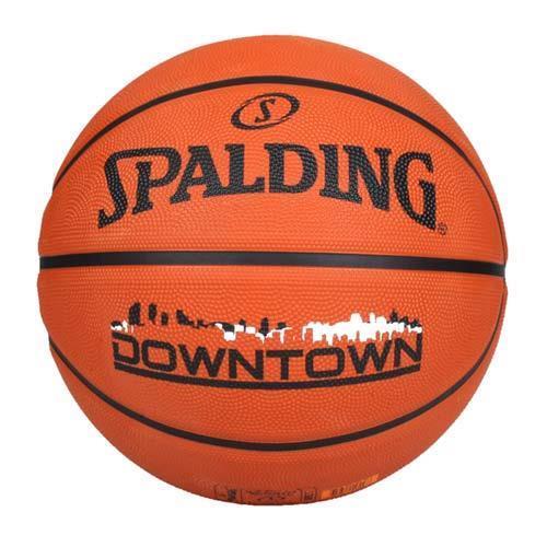 SPALDING DOWNTOWN #7橡膠籃球-室內外 7號球 斯伯丁