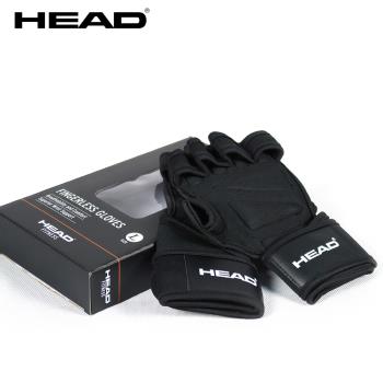 HEAD海德 透氣式健身手套 超透氣 止滑耐磨 手掌完全包覆 運動輔具護腕帶 助力帶