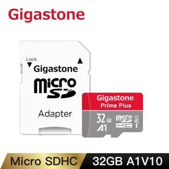 Gigastone 32GB micro SDHC UHS-Ⅰ U1 記憶卡(支援兒童相機/32G A1V10 高速記憶卡)