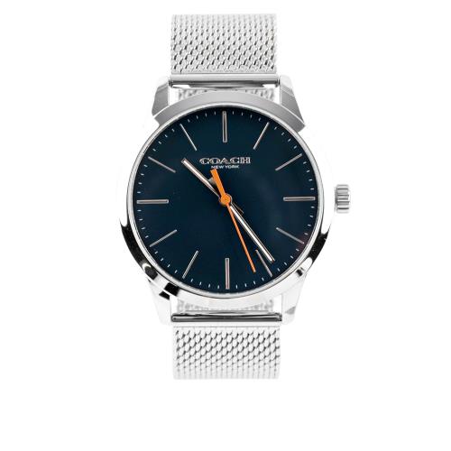 COACH Baxter 39mm 不鏽鋼手錶(深藍錶盤/銀色) C9567 SS
