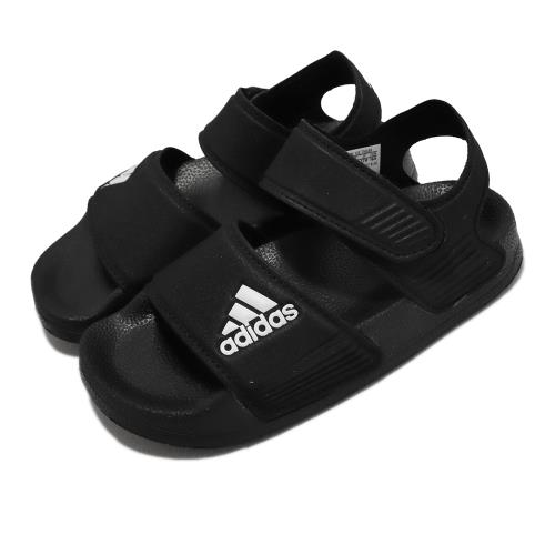 Adidas 涼鞋 Adilette Sandal K 童鞋 中童 黑 魔鬼氈 輕便 夏日 休閒 愛迪達 GW0344 [ACS 跨運動]