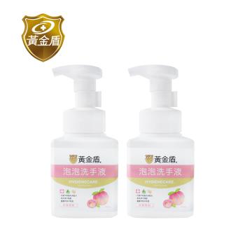 【黃金盾】泡泡洗手液300ml x2入(杏桃甜甜)