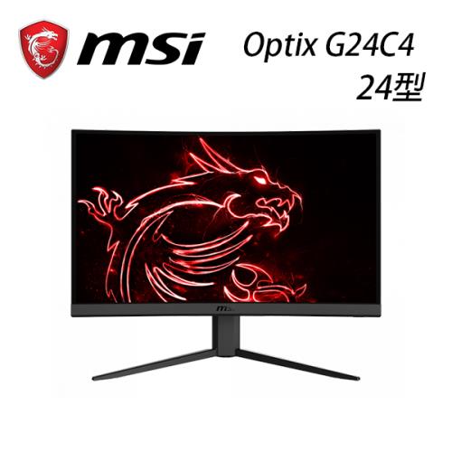 MSI 微星 Optix G24C4 24型 144Hz刷新率 1ms反應時間 曲面電競螢幕