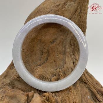 【肌容雪】天然緬甸A貨春彩翡翠手 鐲編號164 (鐲寬54.5mm #17.5號)