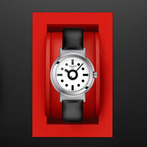 TISSOT天梭 Heritage Memphis設計腕錶/34mm/T1342101701100