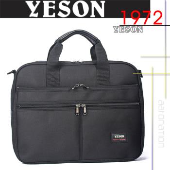 【YESON】業務員實用型多夾層公事包(MG-77368-黑)