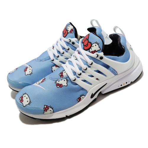 Nike 休閒鞋Air Presto QS 男鞋女鞋情侶鞋Hello Kitty 聯名款藍白