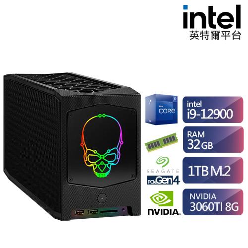 【Intel 英特爾】NUC平台【淵典神槍】i9十六核RTX3060TI獨顯電玩機(i9-12900/RTX3060TI/32G/1TB SSD)