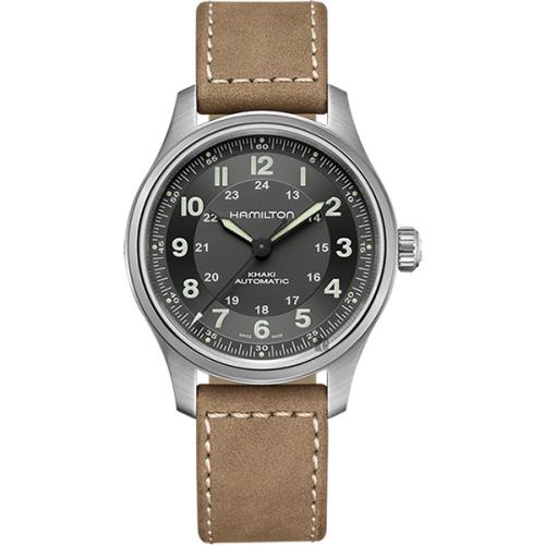 HAMILTON 漢米爾頓 卡其野戰系列 TITANIUM機械錶 (H70545550)