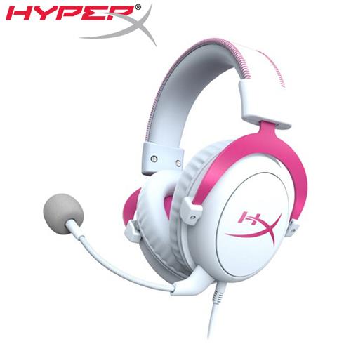 HyperX Cloud II 電競耳機 粉紅 (4P5E0AA)