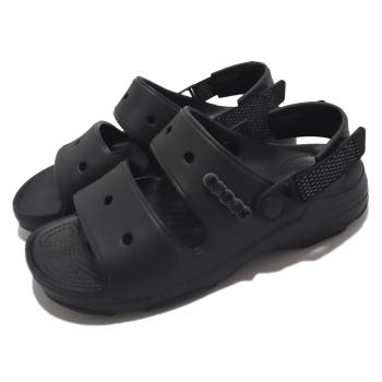 Crocs 涼拖鞋 Classic All-Terrain Sandal 男鞋 女鞋 黑 全黑 休閒 雙帶 207711001 [ACS 跨運動]