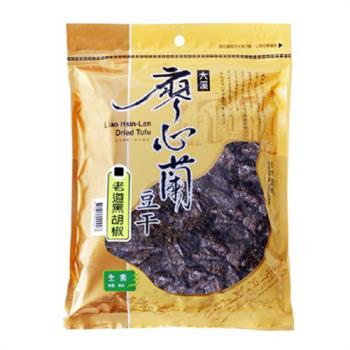 【大溪廖心蘭豆干】老道系列-黑胡椒(110g/包)