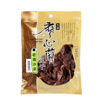 【大溪廖心蘭豆干】老道系列-沙茶(110g/包)