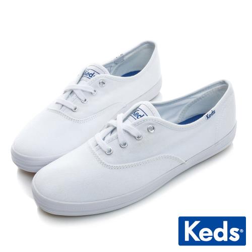 Keds CHAMPION 品牌經典帆布鞋-白