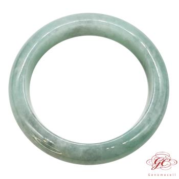 【肌容雪】天然緬甸冰芹翡翠手鐲A貨 編號239(鐲寬57mm #18.5號)