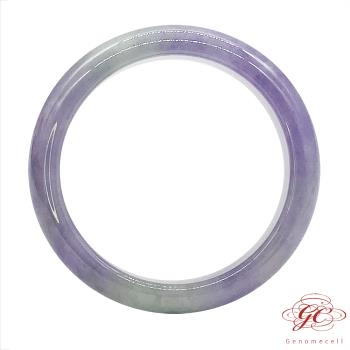 【肌容雪】天然緬甸A貨 春帶彩寬版翡翠手鐲 編號250 (鐲寬56.5mm #18 號)