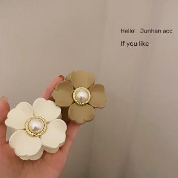 【my stere 我的時尚秘境】韓國可愛造型花花珍珠髮夾