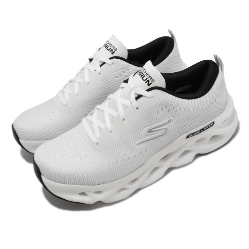 Skechers 慢跑鞋 Go Run Glide-Step Max 女鞋 白 路跑 輕量 彈力 運動鞋 128791WBK [ACS 跨運動]