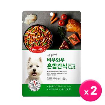 BOWWOW-犬零食-高鈣海陸鮮蔬條150g x2包