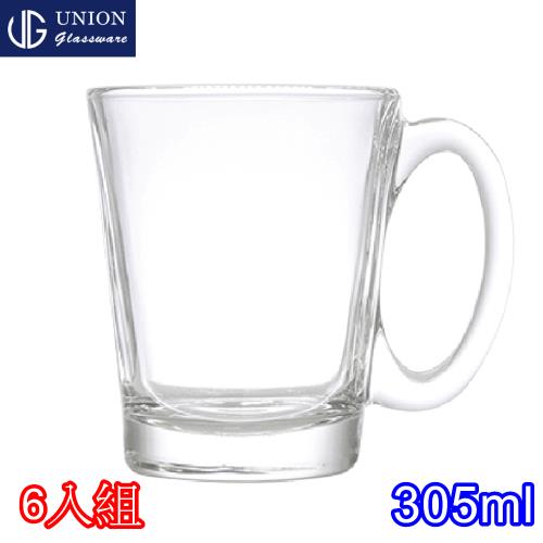 泰國UNION玻璃馬克杯咖啡杯305cc-六入組/