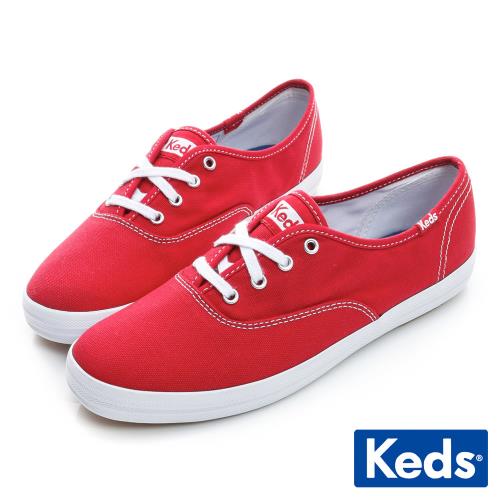 Keds CHAMPION 品牌經典帆布鞋-紅色