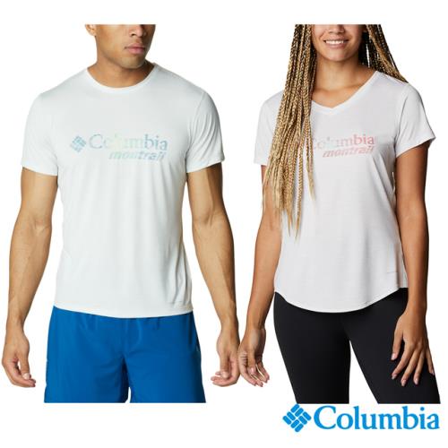 Columbia 哥倫比亞 男女款- 野跑快排短袖上衣