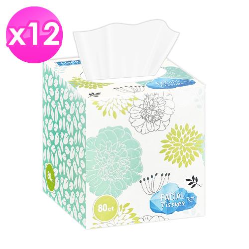 Lucky Super Soft超柔軟盒裝面紙80抽 x12盒(隨機出色)