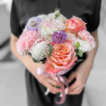 【Flower Plus】~雙北限定~ 粉紫手捧花束 | 新娘捧花