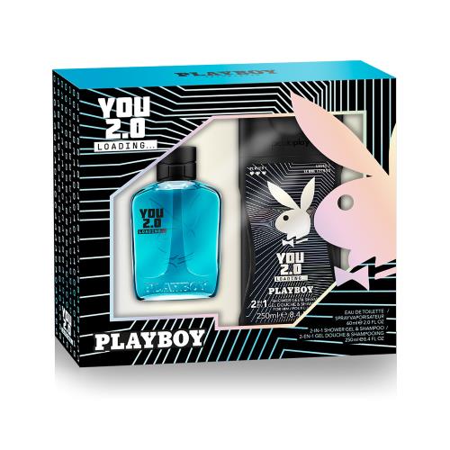PLAYBOY 全面啟動男性淡香水禮盒 (淡香水 60ml+沐浴膠250ml)