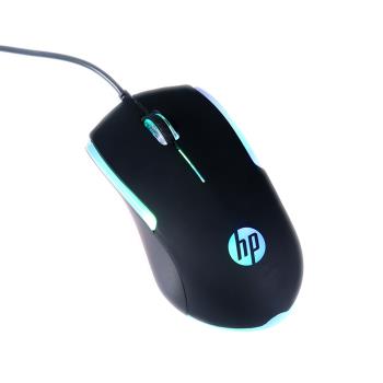 HP 惠普 RGB有線電競高效能滑鼠 M160 (黑)