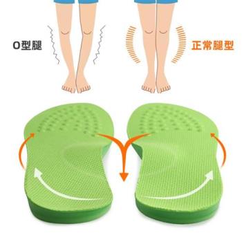(傑恆)預購los1088口O型腿矯正鞋墊PU發泡正足外翻運動休閑矯形鞋墊可裁剪