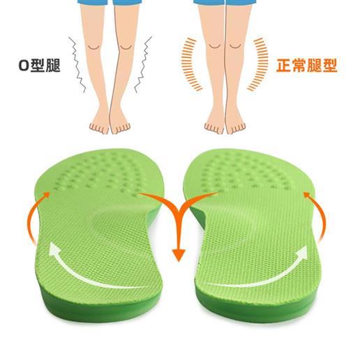 (杰恆)預購los1088口O型腿矯正鞋墊PU發泡正足外翻運動休閑矯形鞋墊可裁剪