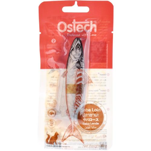 Ostech歐司特-鯖魚肉條30g_(貓零食) 