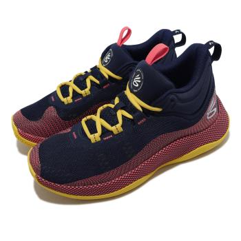 Under armour 籃球鞋 Curry HOVR Splash 男鞋 藍 黃 粉 柯瑞 緩震 UA 3024719403 [ACS 跨運動]