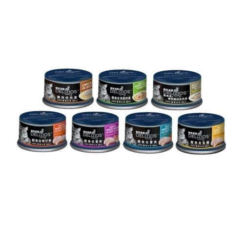 (加)ProDiet 潮選鮮食 DELIZIOS饕客湯罐 80g*24罐組(貓罐)