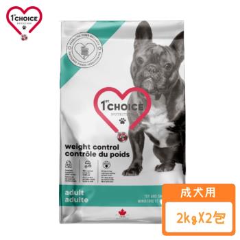 1stChoice 瑪丁- 【2包組】低過敏迷你型成犬減重配方2kg/4.4lb（雞肉+燕麥+糙米)