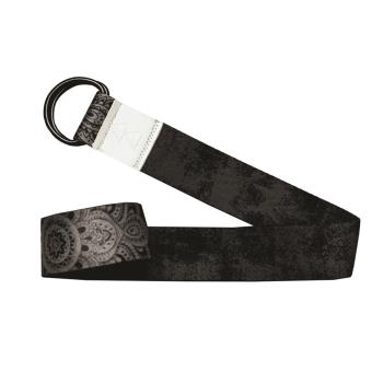 [Yoga Design Lab] Yoga Straps 生態印花瑜珈繩 - Mandala Black (瑜珈繩、瑜珈帶、瑜珈拉帶)