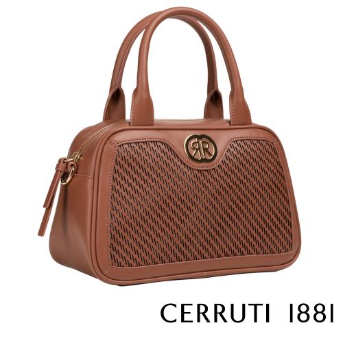 Cerruti 1881】頂級義大利小牛皮手提包JULIET系列白蘭地(CEBA05304M