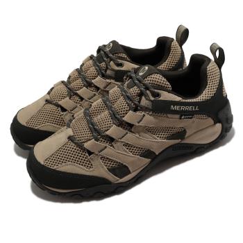 Merrell 戶外鞋 Alverstone GTX 男鞋 咖啡棕 黑 防水 登山鞋 麂皮 耐磨 ML135449 [ACS 跨運動]
