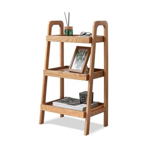 hoi! 源氏木語西雅圖橡木梯型置物層架 Y00J09