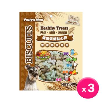 PettyMan-PTM犬用烘焙點心300g x3包(迷你消臭潔牙餅)