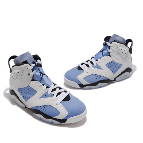 Nike 休閒鞋Air Jordan 6 Retro 北卡藍UNC 男鞋AJ6 白藍CT8529-410